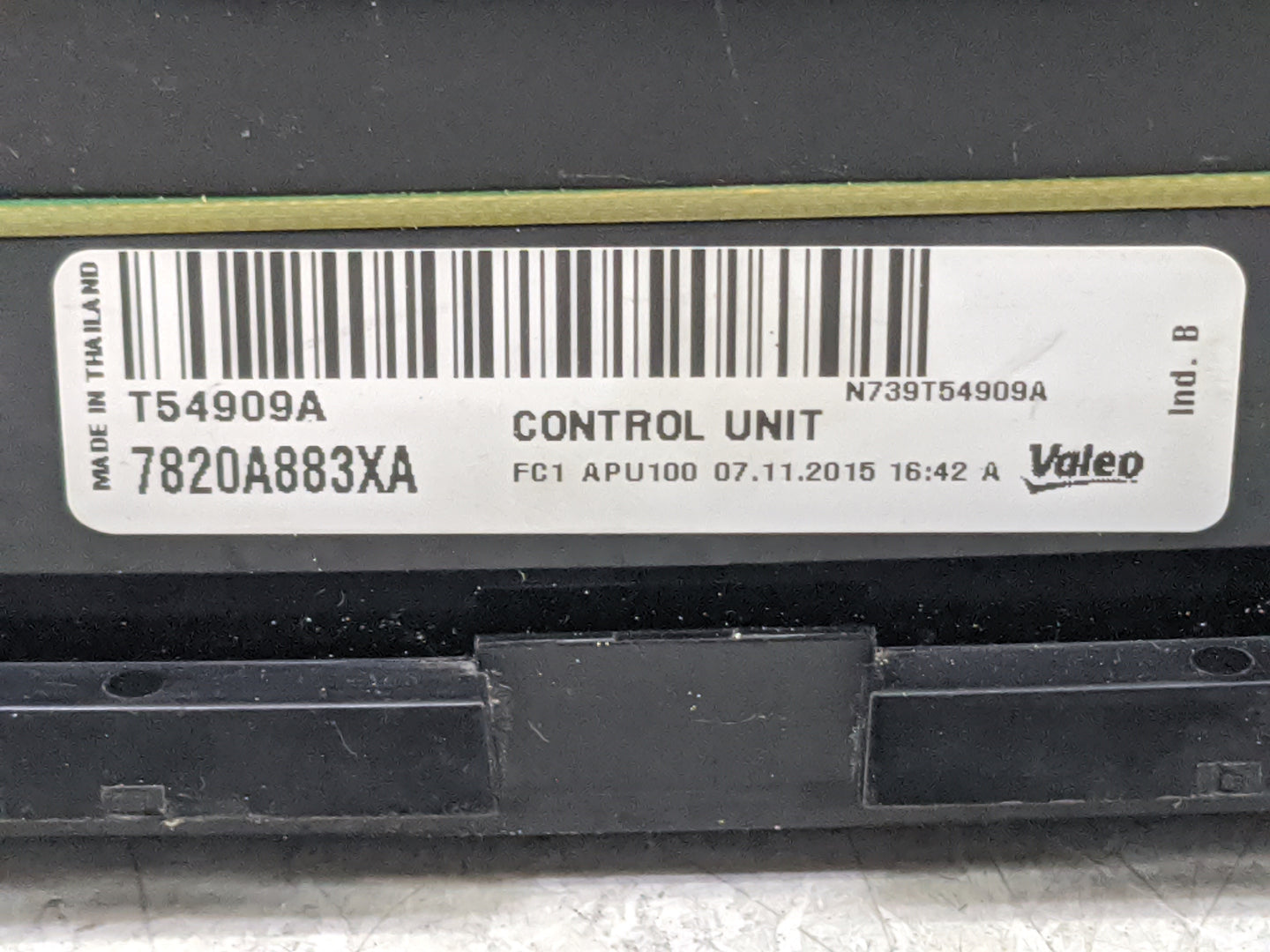 2015 Mitsubishi Mirage Climate Control Module Temperature AC/Heater Replacement P/N:7820A883XA Fits OEM Used Auto Parts - Oe