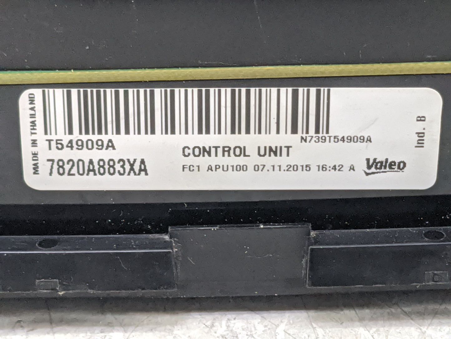 2015 Mitsubishi Mirage Climate Control Module Temperature AC/Heater Replacement P/N:7820A883XA Fits OEM Used Auto Parts - Oe