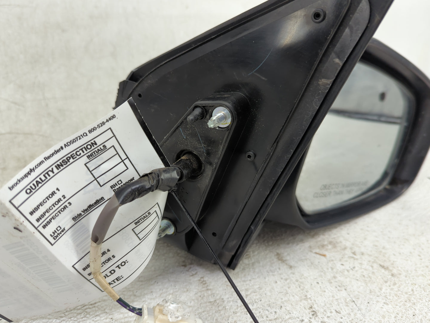 2014 Mitsubishi Mirage Passenger Side View Mirror - Right Door Mirror OEM Used - Oemusedautoparts1.com