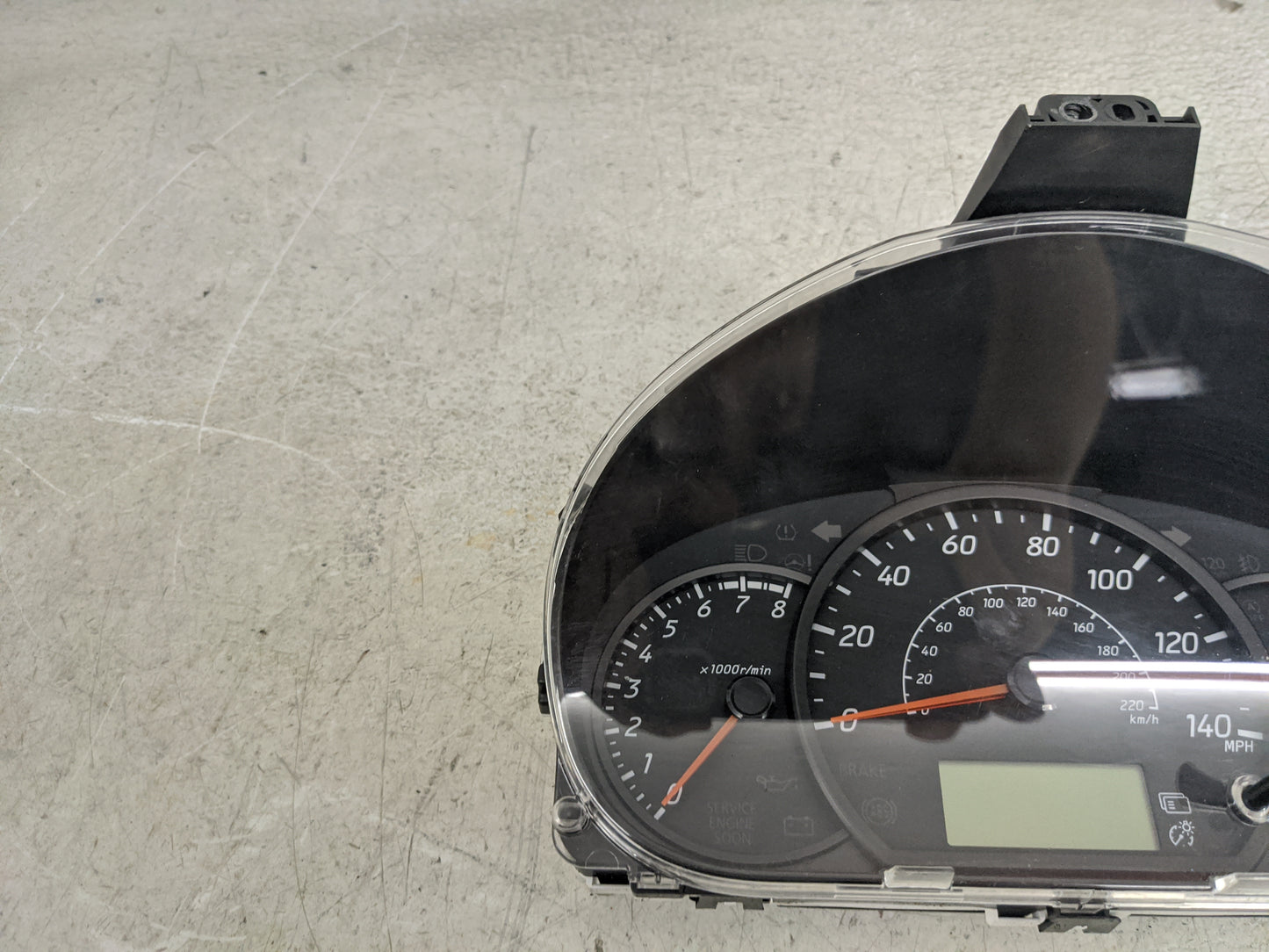 2014 Mitsubishi Mirage Instrument Cluster Speedometer Gauges P/N:8100B573 157560-1454 Miles: Fits OEM Used Auto Parts - Oemu