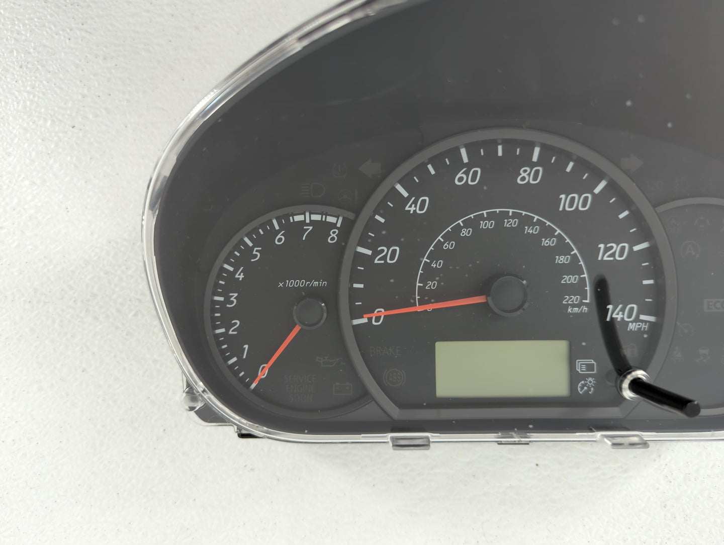 2015 Mitsubishi Mirage Instrument Cluster Speedometer Gauges P/N:8100B573 Miles: Fits OEM Used Auto Parts - Oemusedautoparts
