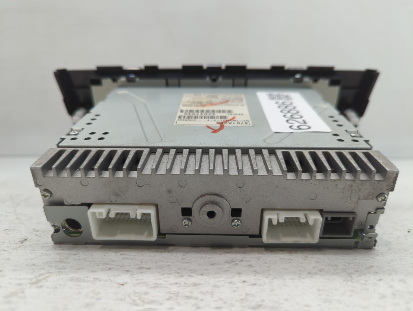 2014 Mitsubishi Mirage Radio AM FM Cd Player Receiver Replacement P/N:DY-1MU3E21-2-T 8701A208 Fits OEM Used Auto Parts - Oem