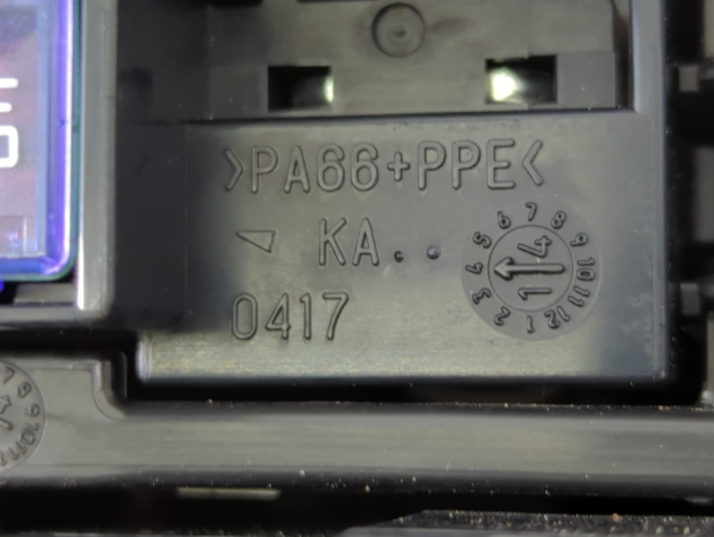 2014 Mitsubishi Mirage Fusebox Fuse Box Panel Relay Module P/N:0417 PA66+PPE Fits OEM Used Auto Parts - Oemusedautoparts1.co
