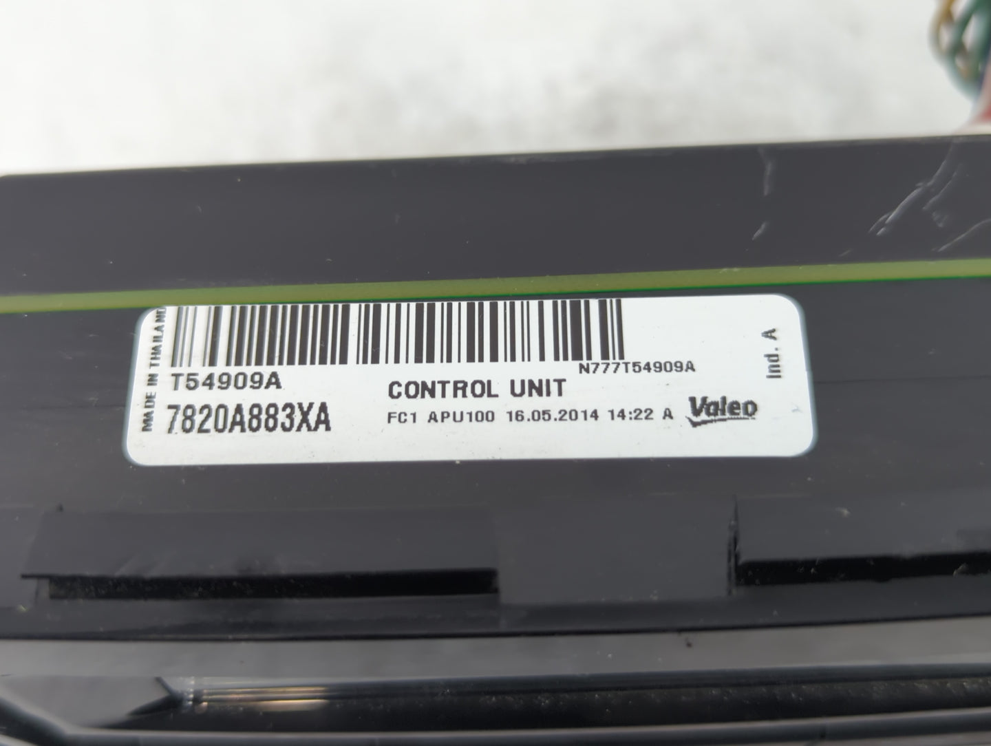 2015 Mitsubishi Mirage Climate Control Module Temperature AC/Heater Replacement P/N:7820A883XA Fits OEM Used Auto Parts - Oe