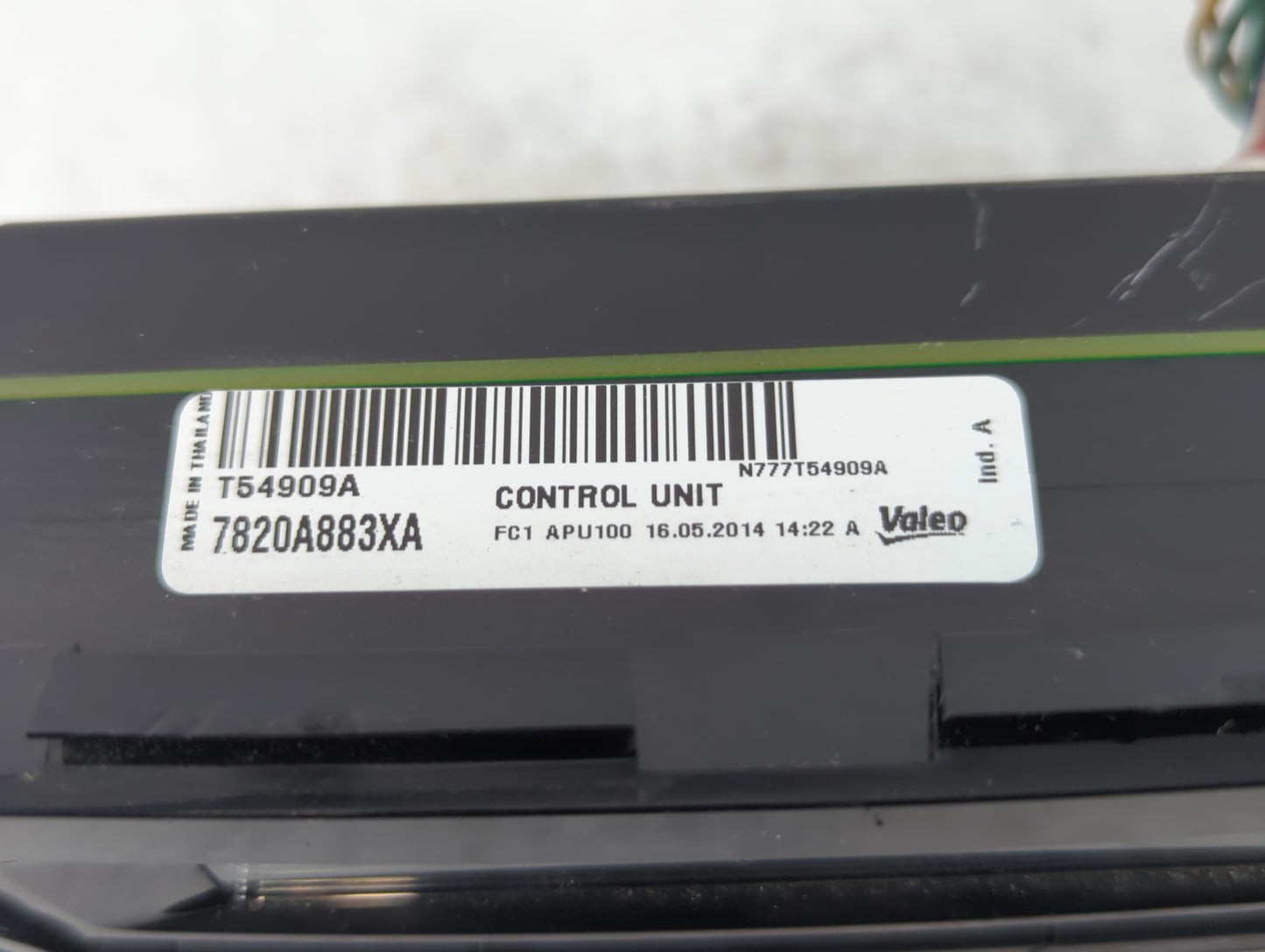 2015 Mitsubishi Mirage Climate Control Module Temperature AC/Heater Replacement P/N:7820A883XA Fits OEM Used Auto Parts - Oe
