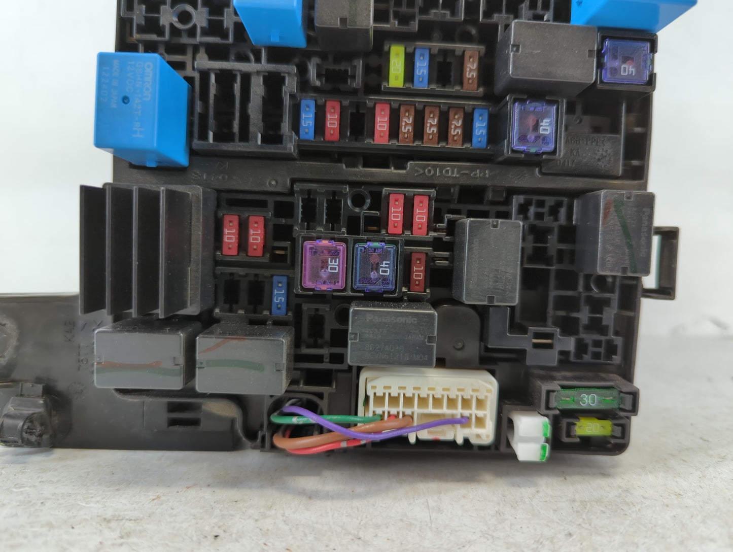 2014 Mitsubishi Mirage Fusebox Fuse Box Panel Relay Module P/N:PP-TD10 3547 Fits OEM Used Auto Parts - Oemusedautoparts1.com