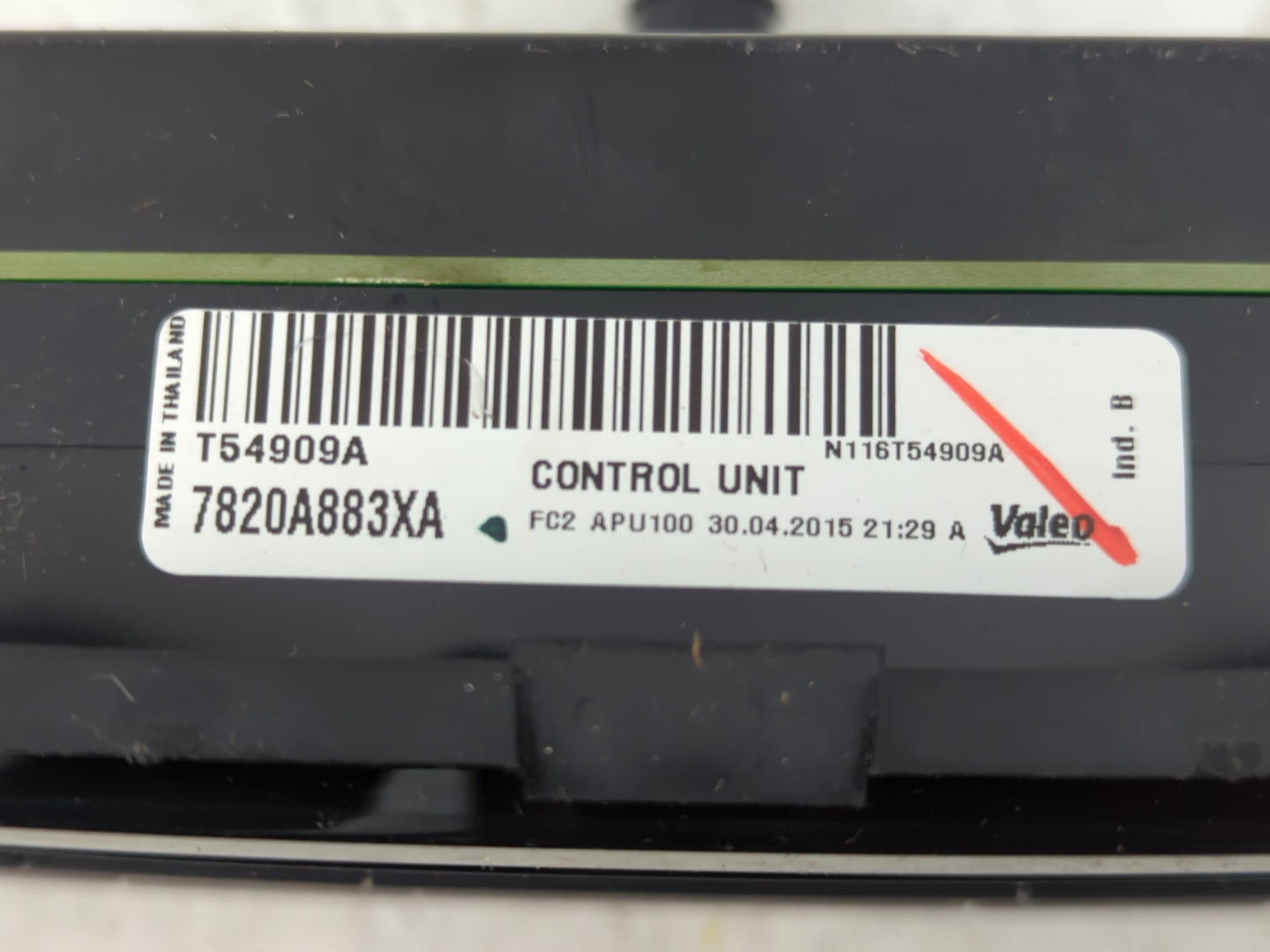 2015 Mitsubishi Mirage Climate Control Module Temperature AC/Heater Replacement P/N:7820A938XA Fits OEM Used Auto Parts - Oe