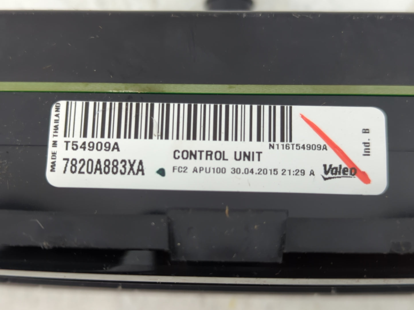 2015 Mitsubishi Mirage Climate Control Module Temperature AC/Heater Replacement P/N:7820A938XA Fits OEM Used Auto Parts - Oe