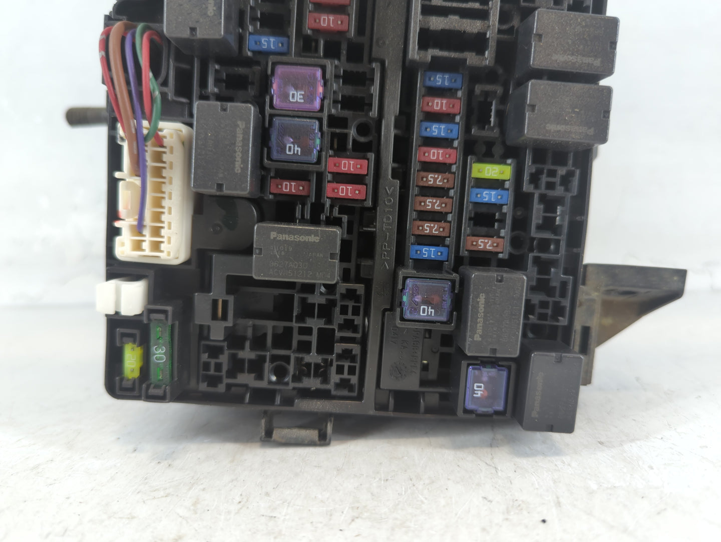 2014 Mitsubishi Mirage Fusebox Fuse Box Panel Relay Module P/N:PP-TD10 3547 Fits OEM Used Auto Parts - Oemusedautoparts1.com