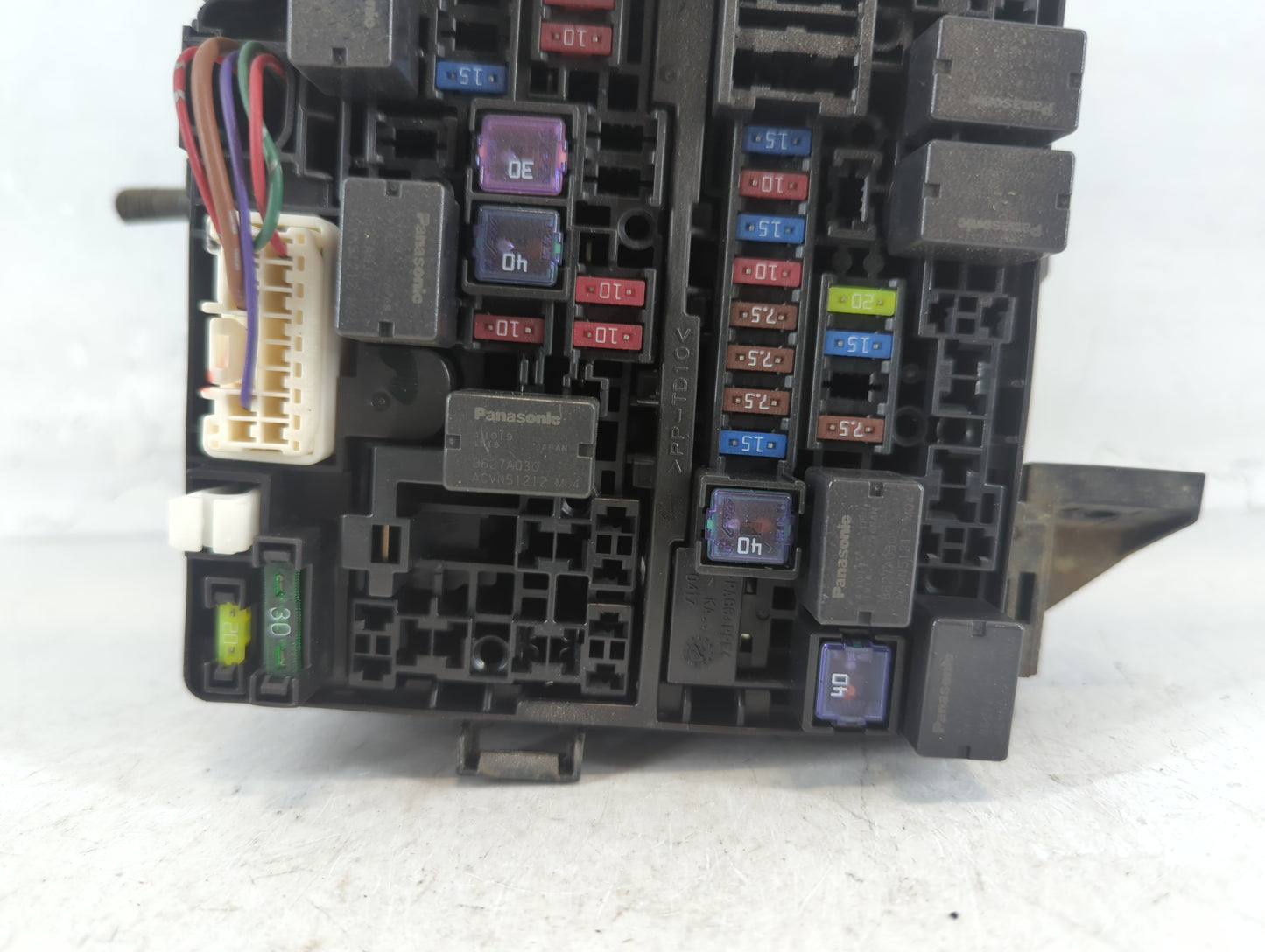 2014 Mitsubishi Mirage Fusebox Fuse Box Panel Relay Module P/N:PP-TD10 3547 Fits OEM Used Auto Parts - Oemusedautoparts1.com