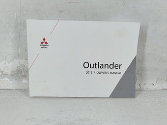 compare product 2015 Mitsubishi Outlander Owners Manual Book Guide P/N:9290G262 OEM Used Auto Parts