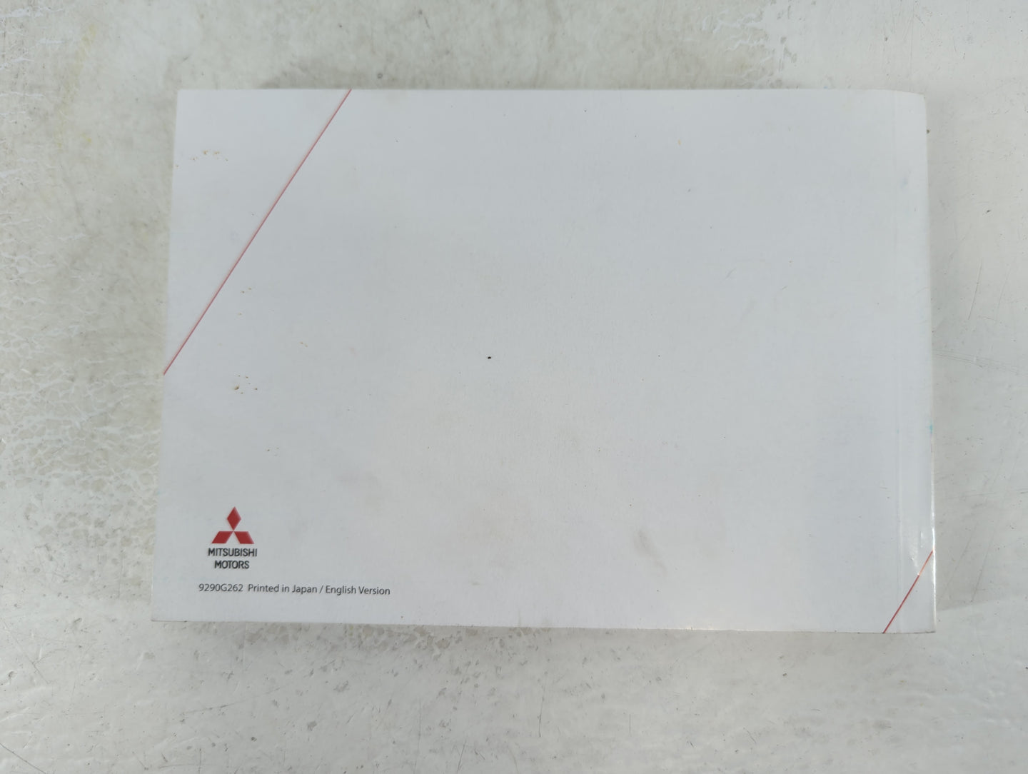 2015 Mitsubishi Outlander Owners Manual Book Guide P/N:9290G262 OEM Used Auto Parts - Oemusedautoparts1.com