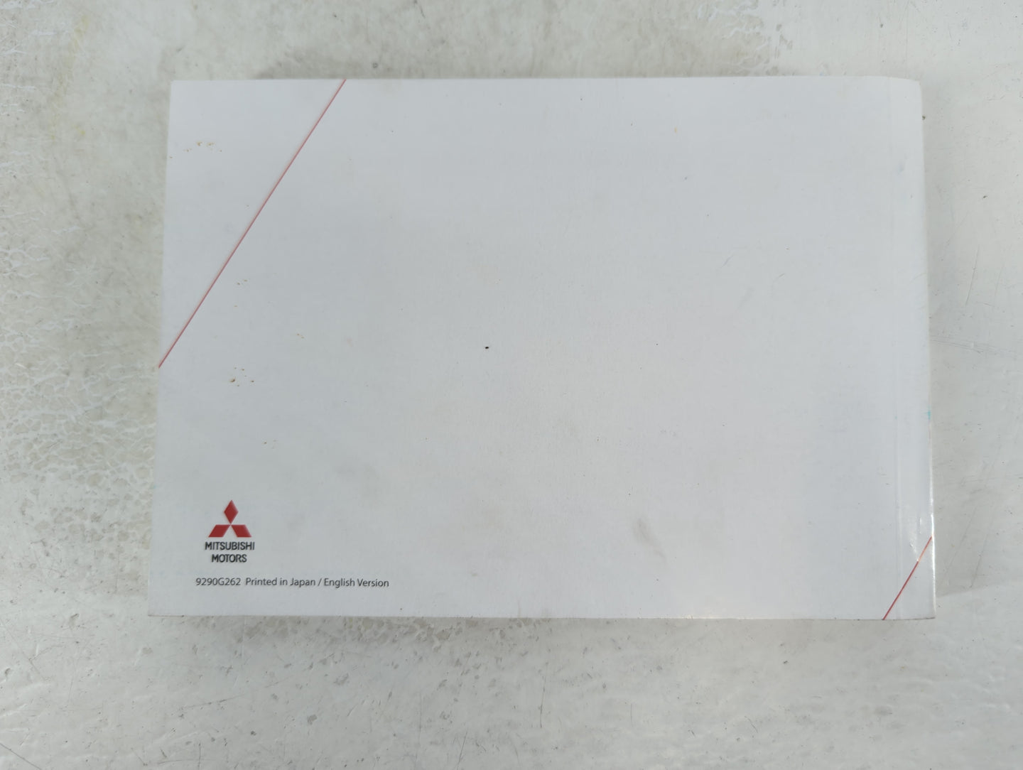 2015 Mitsubishi Outlander Owners Manual Book Guide P/N:9290G262 OEM Used Auto Parts - Oemusedautoparts1.com