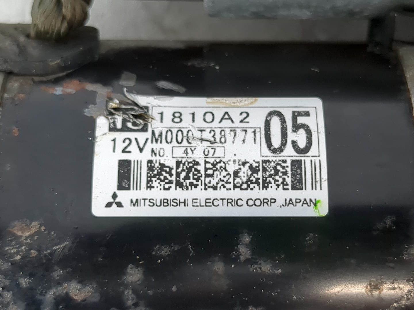 2011-2016 Mitsubishi Outlander Car Starter Motor Solenoid OEM P/N:M000T38771 131810A2 Fits Fits 2011 2012 2013 2014 2015 201