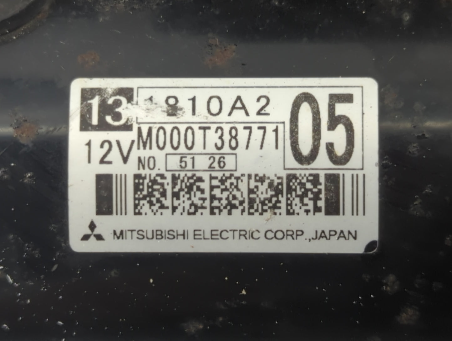 2011-2016 Mitsubishi Outlander Car Starter Motor Solenoid OEM P/N:M000T38771 131810A2 Fits Fits 2011 2012 2013 2014 2015 201