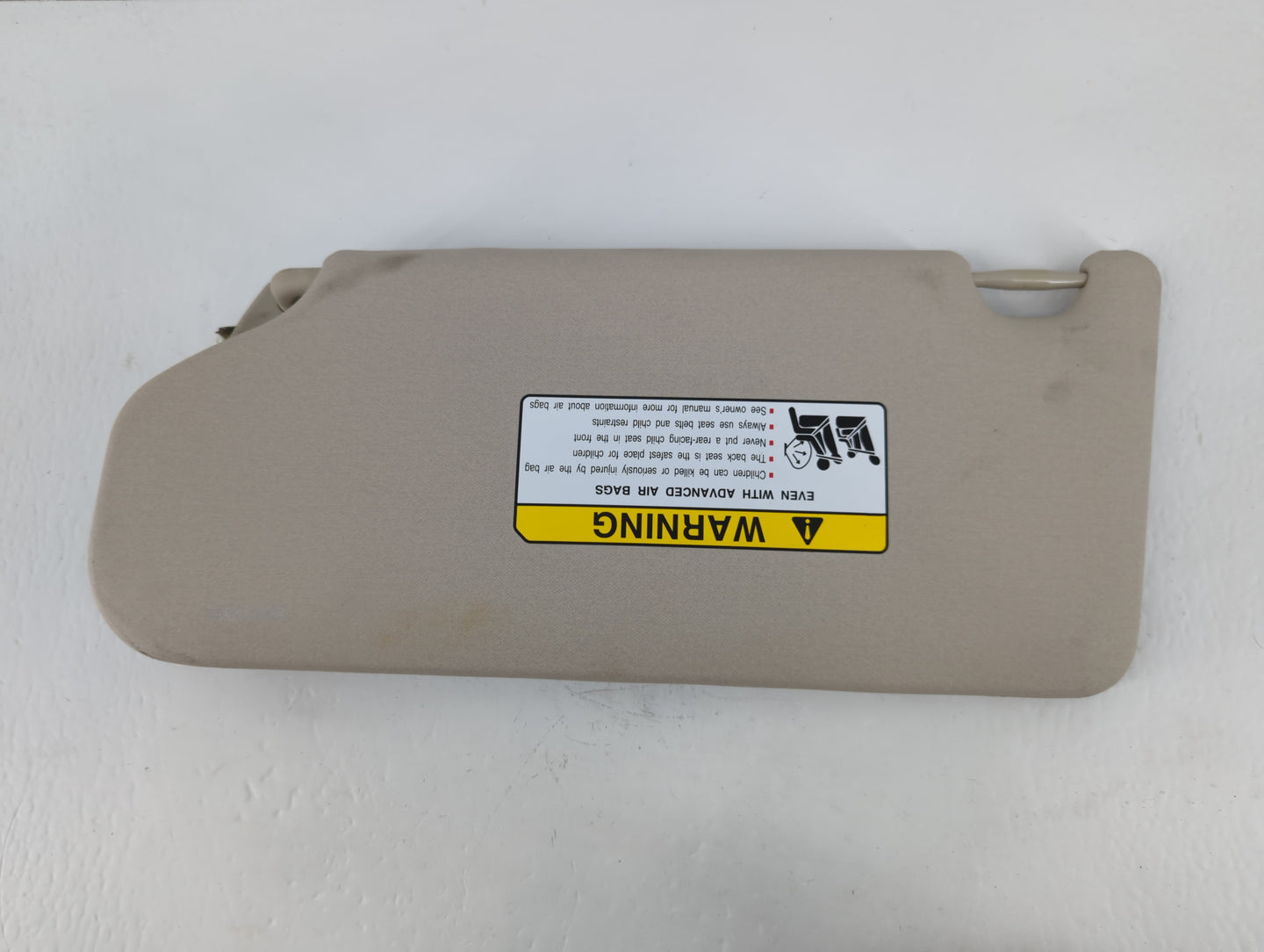 2014-2015 Mitsubishi Outlander Sun Visor Shade Replacement Passenger Right Mirror Fits Fits 2014 2015 OEM Used Auto Parts - 