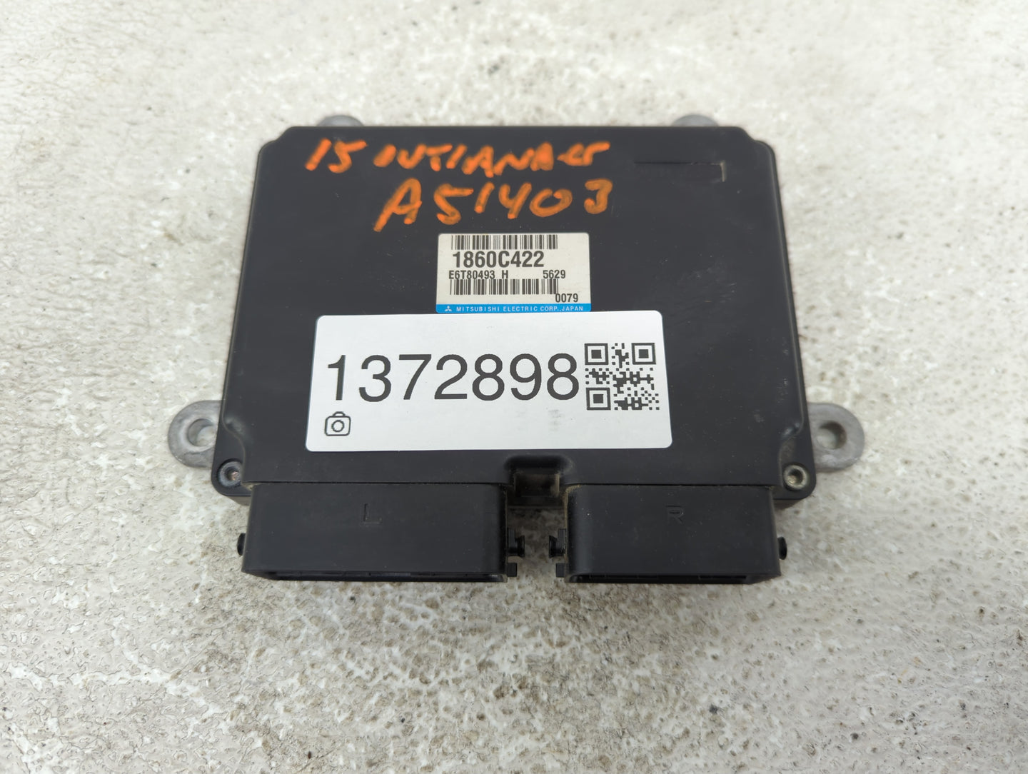 2015 Mitsubishi Outlander Sport PCM Engine Control Computer ECU ECM PCU OEM P/N:1860C422 Fits OEM Used Auto Parts - Oemuseda