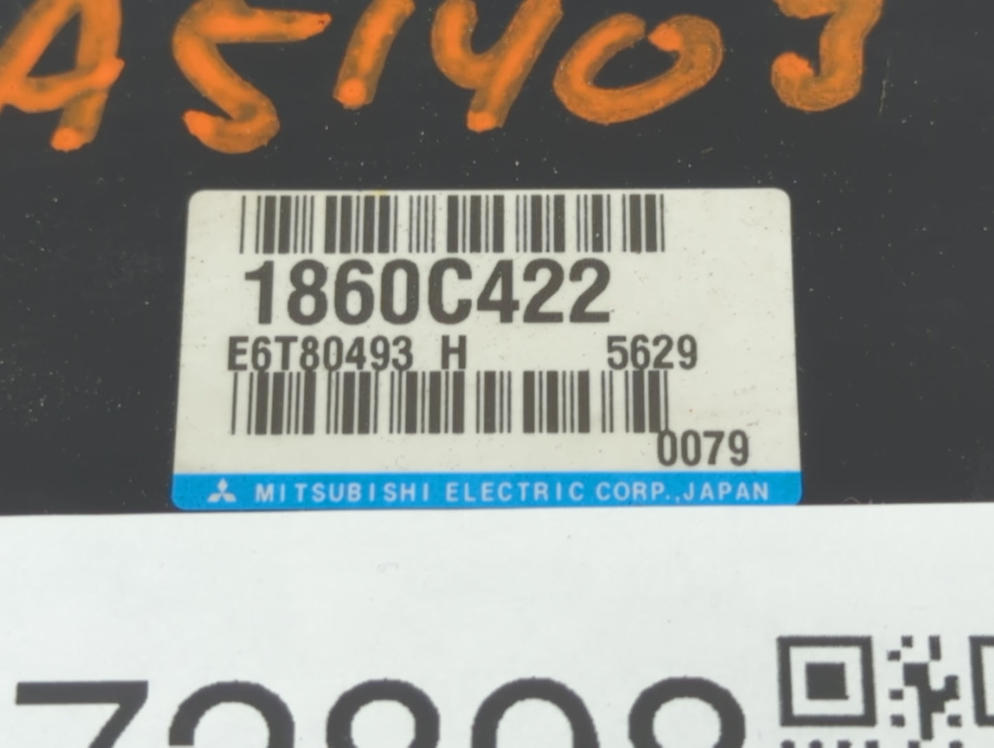 2015 Mitsubishi Outlander Sport PCM Engine Control Computer ECU ECM PCU OEM P/N:1860C422 Fits OEM Used Auto Parts - Oemuseda