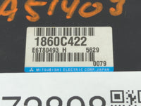 2015 Mitsubishi Outlander Sport PCM Engine Control Computer ECU ECM PCU OEM P/N:1860C422 Fits OEM Used Auto Parts - Oemuseda