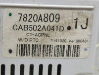 2013-2017 Mitsubishi Outlander Sport Climate Control Module Temperature AC/Heater Replacement P/N:7820A809 Fits OEM Used Aut