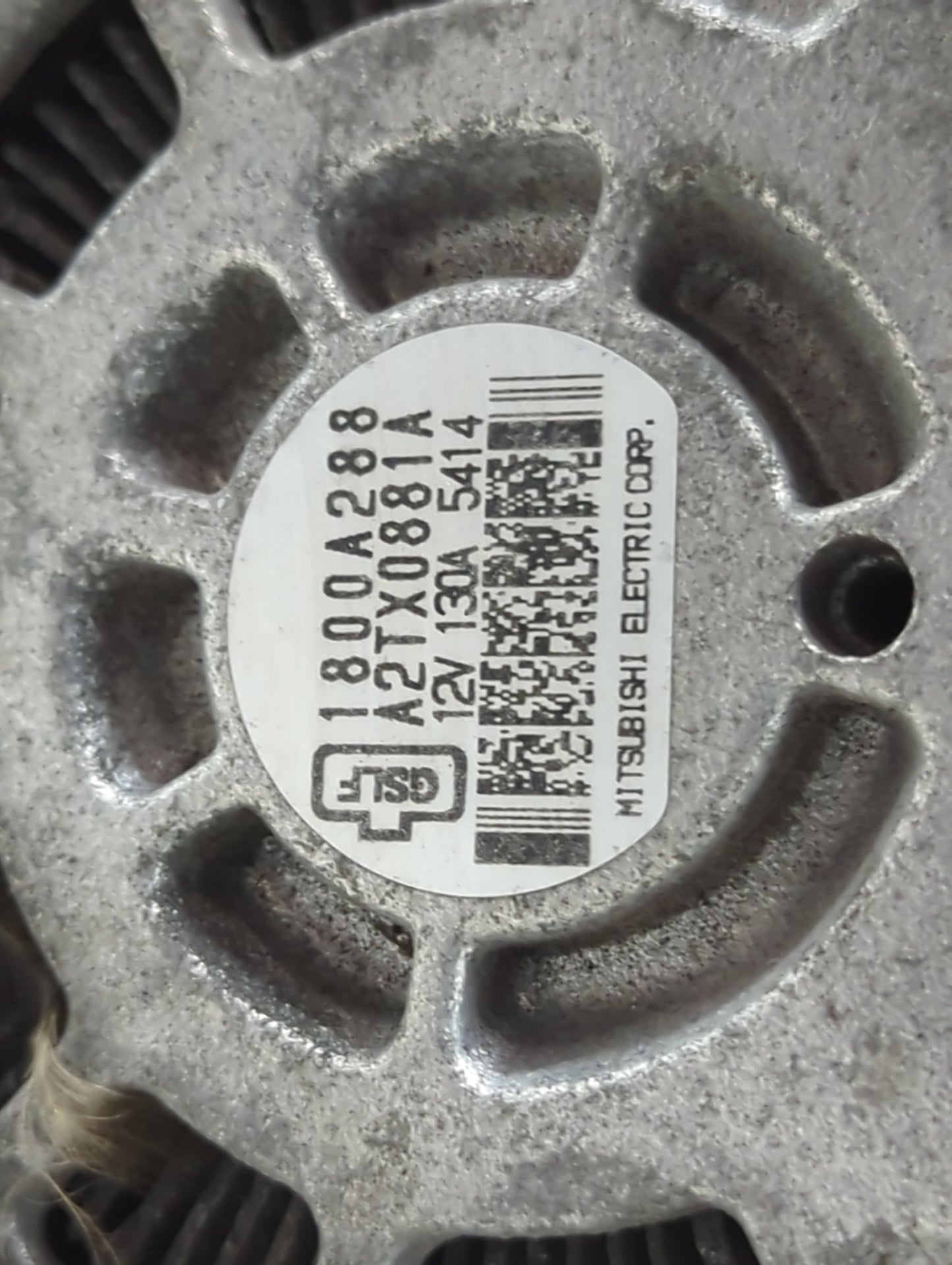 2011-2017 Mitsubishi Outlander Sport Alternator Replacement Generator Charging Assembly Engine OEM P/N:1800A288 Fits OEM Use