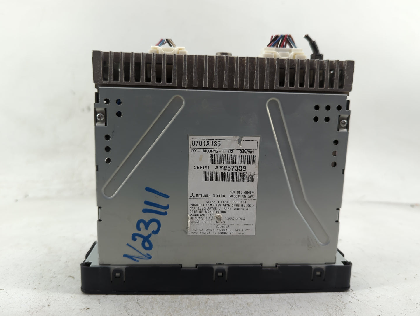 2015 Mitsubishi Outlander Sport Radio AM FM Cd Player Receiver Replacement P/N:8701A185 Fits OEM Used Auto Parts - Oemusedau