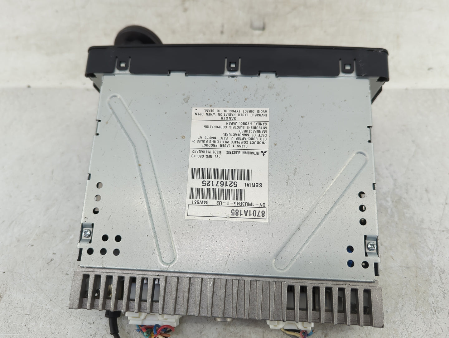 2014-2016 Mitsubishi Outlander Sport Radio AM FM Cd Player Receiver Replacement P/N:8701A185 Fits Fits 2014 2015 2016 OEM Us