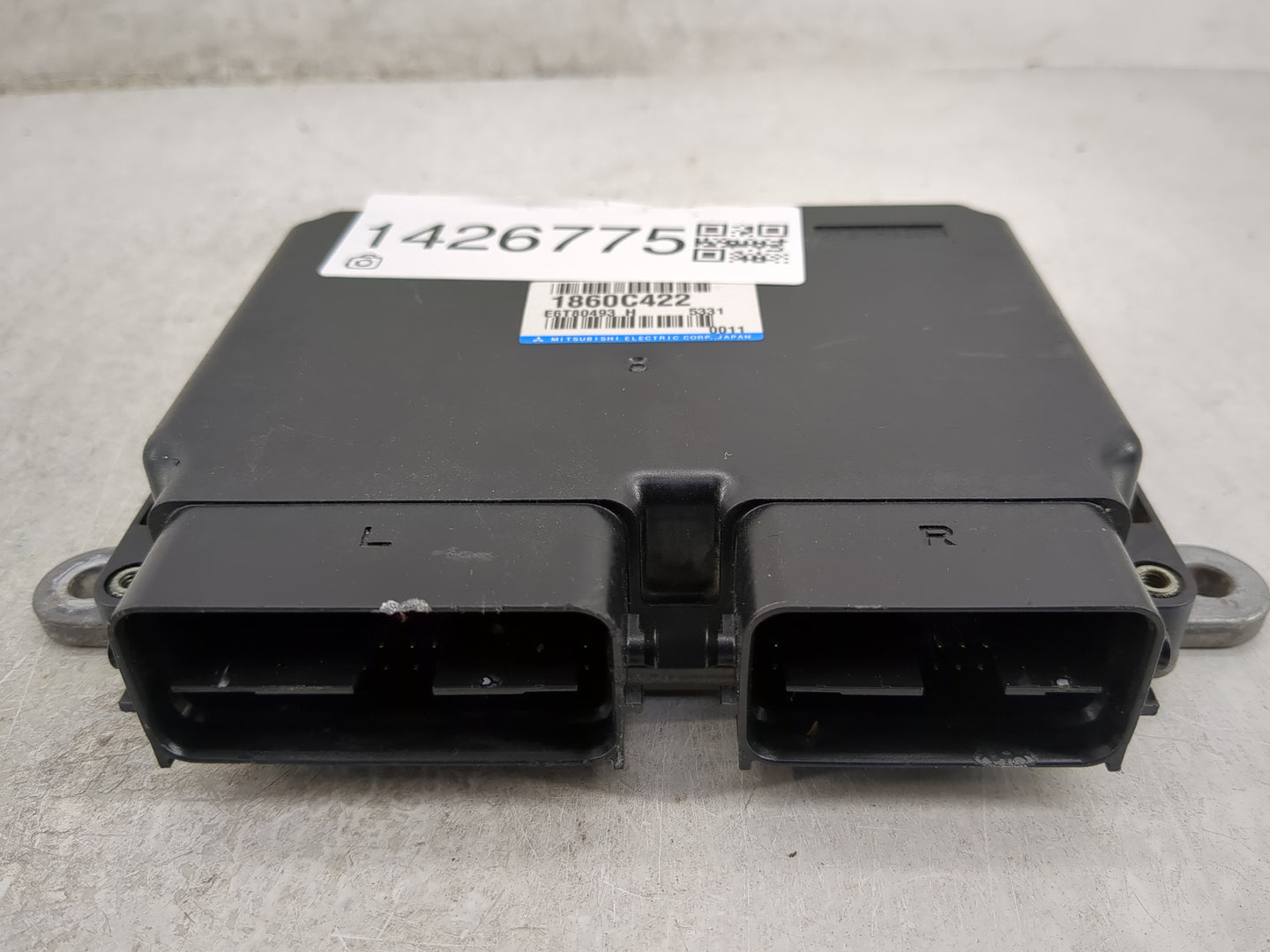 2015 Mitsubishi Outlander Sport PCM Engine Control Computer ECU ECM PCU OEM P/N:1860C422 Fits OEM Used Auto Parts - Oemuseda