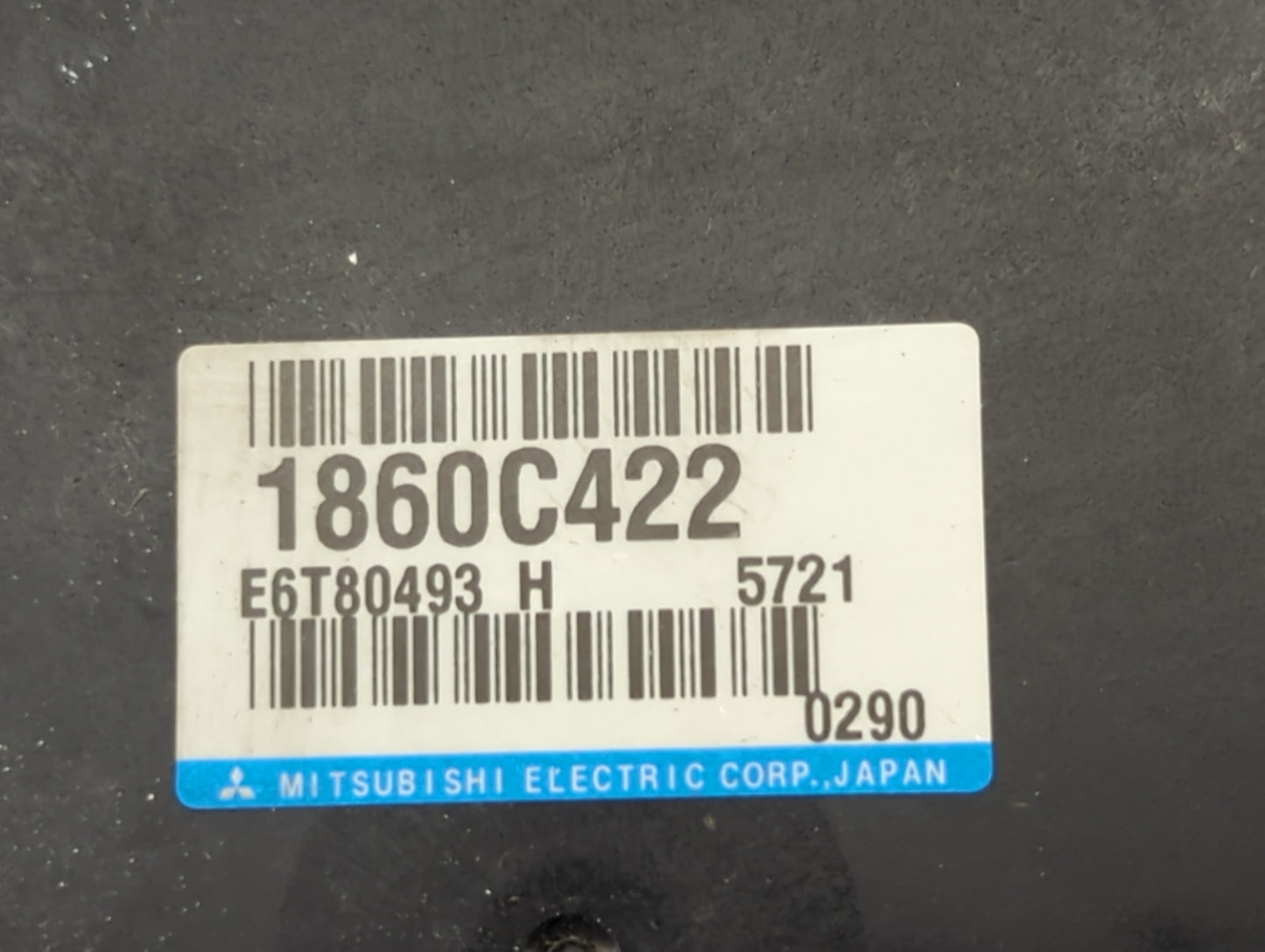 2015 Mitsubishi Outlander Sport PCM Engine Control Computer ECU ECM PCU OEM P/N:1860C422 E6T80493 Fits OEM Used Auto Parts -