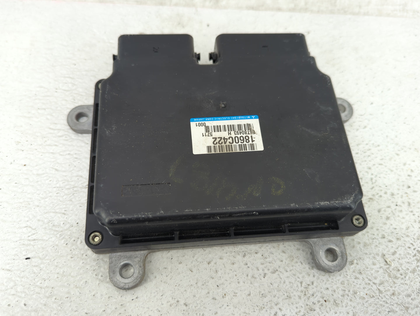 2015 Mitsubishi Outlander Sport PCM Engine Control Computer ECU ECM PCU OEM P/N:1860C422 E6T80493 Fits OEM Used Auto Parts -