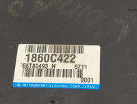 2015 Mitsubishi Outlander Sport PCM Engine Control Computer ECU ECM PCU OEM P/N:1860C422 E6T80493 Fits OEM Used Auto Parts -