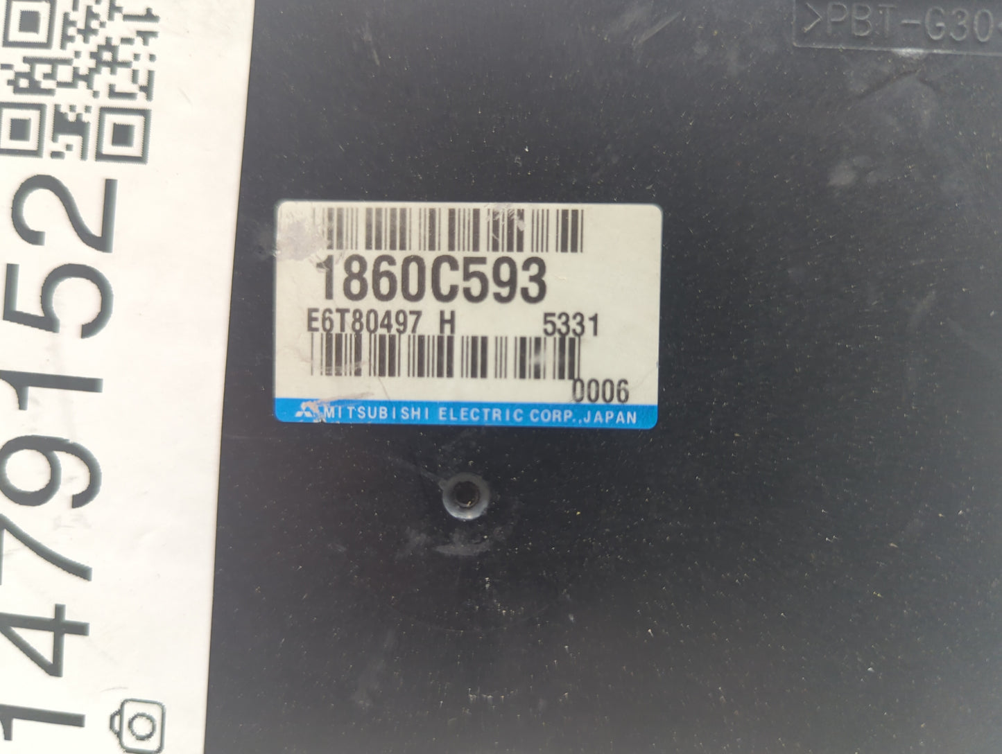 2015 Mitsubishi Outlander Sport PCM Engine Control Computer ECU ECM PCU OEM P/N:1860C593 E6T80497 Fits OEM Used Auto Parts -