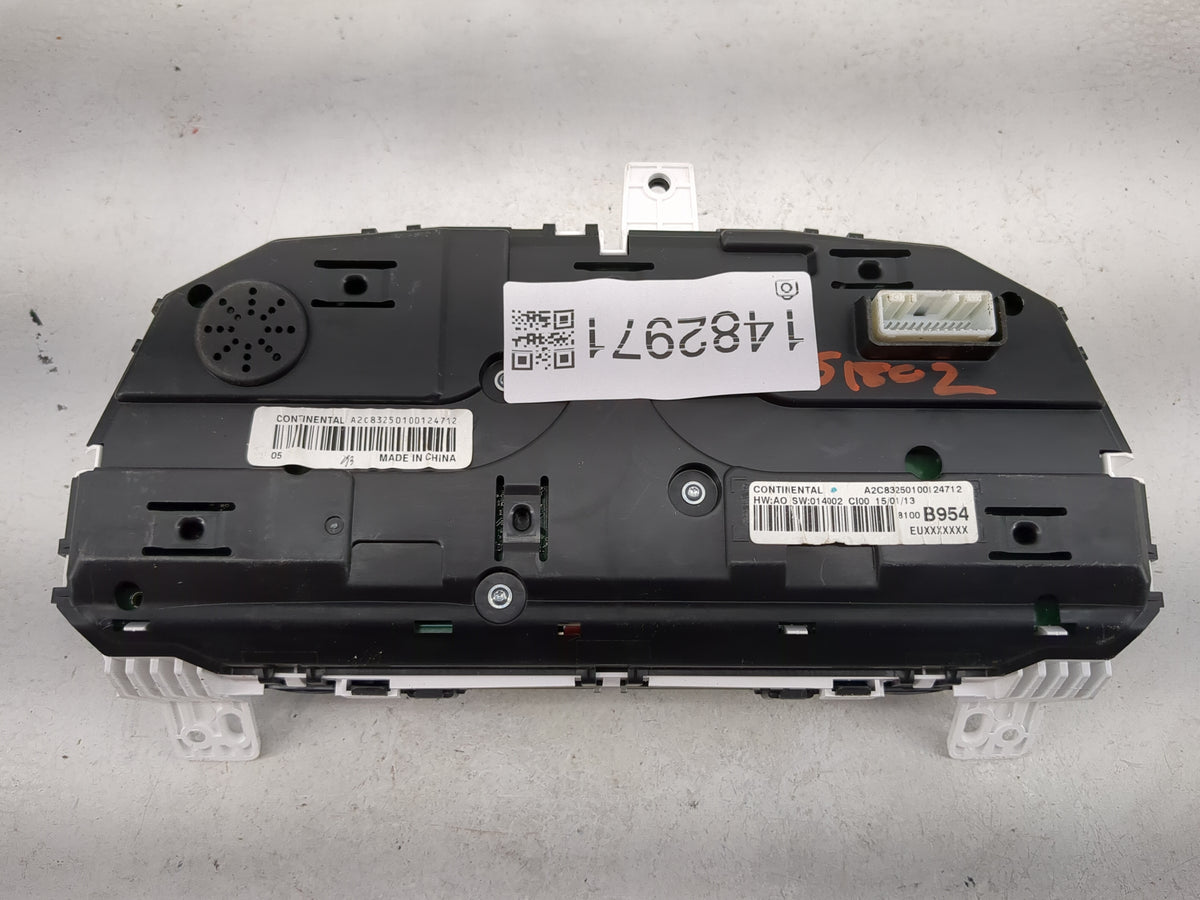 2014-2015 Mitsubishi Outlander Sport Instrument Cluster Speedometer Gauges P/N:A2C83250100124712 8100B954 Miles: Fits OEM Us
