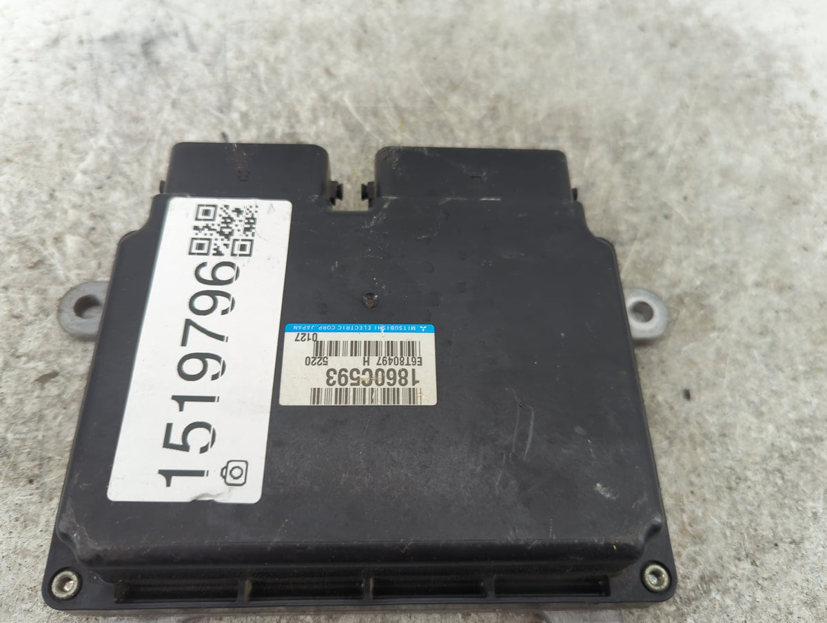 2015 Mitsubishi Outlander Sport PCM Engine Control Computer ECU ECM PCU OEM P/N:1860C593 E6T80497 OEM Used Auto Parts - Oemu