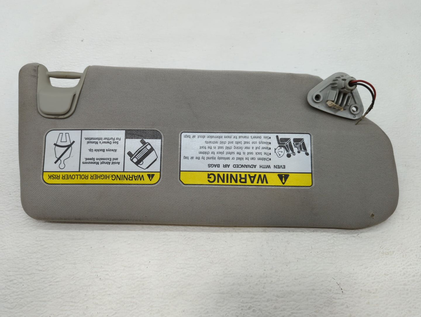 2013-2015 Mitsubishi Outlander Sport Sun Visor Shade Replacement Driver Left Mirror Fits Fits 2013 2014 2015 OEM Used Auto P