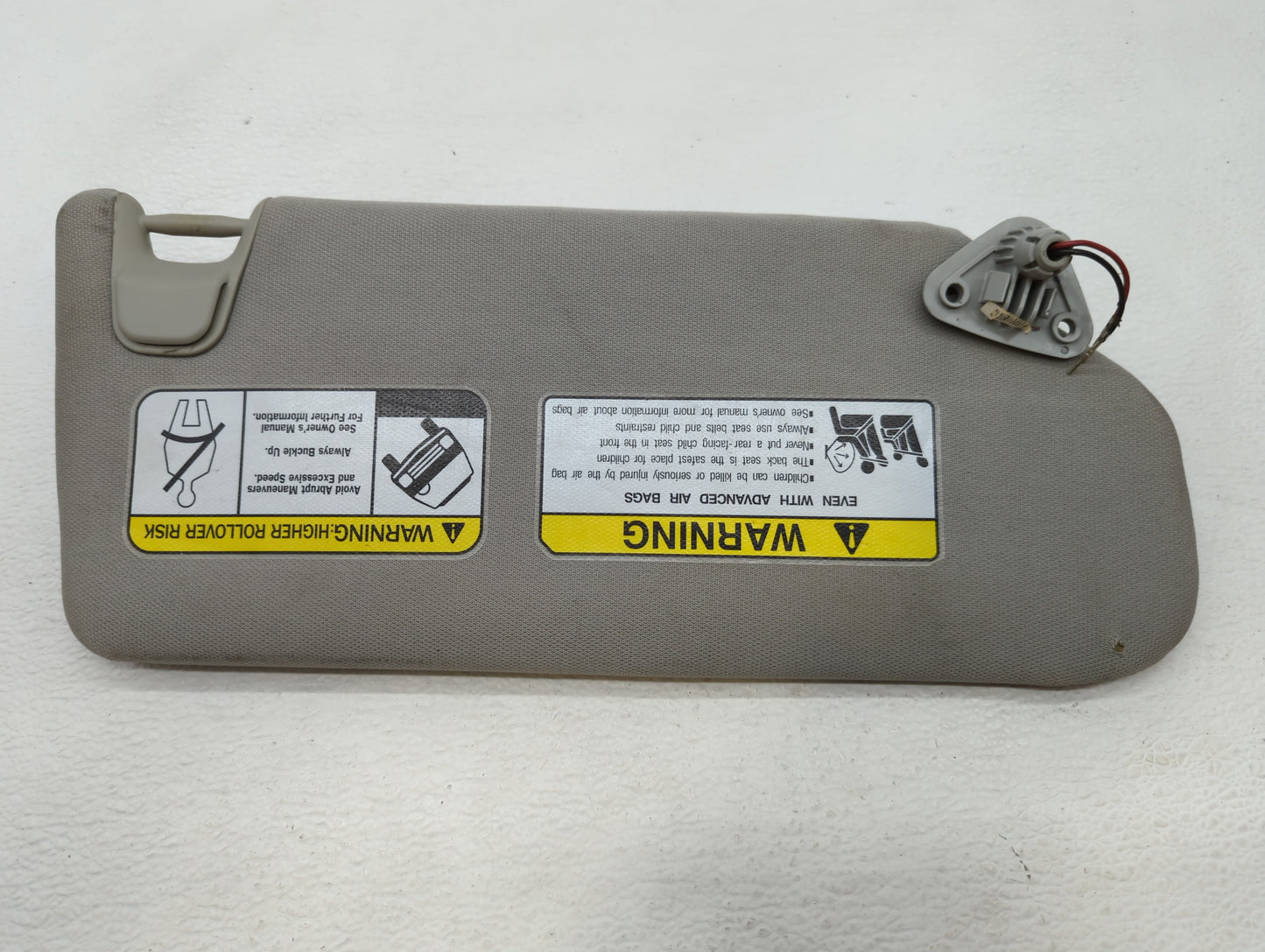 2013-2015 Mitsubishi Outlander Sport Sun Visor Shade Replacement Driver Left Mirror Fits Fits 2013 2014 2015 OEM Used Auto P