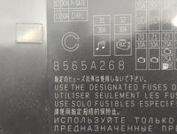 2015 Mitsubishi Outlander Sport Fusebox Fuse Box Panel Relay Module P/N:8565A268 Fits OEM Used Auto Parts - Oemusedautoparts