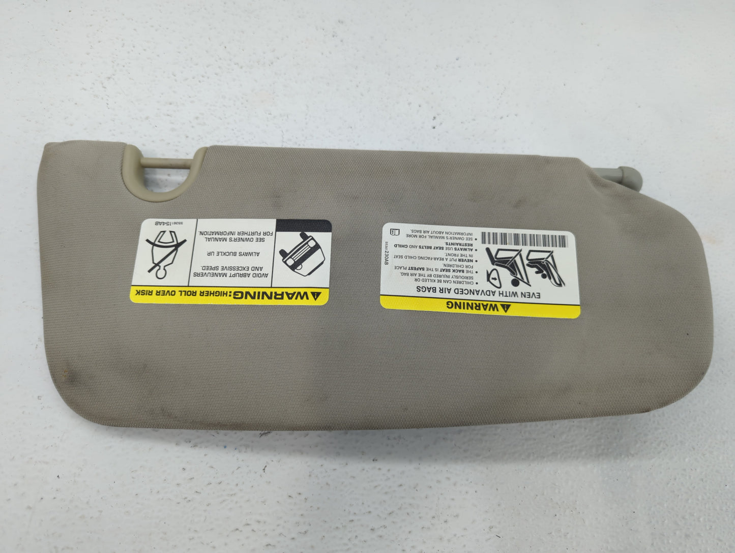 2013-2015 Mitsubishi Outlander Sport Sun Visor Shade Replacement Driver Left Mirror Fits Fits 2013 2014 2015 OEM Used Auto P