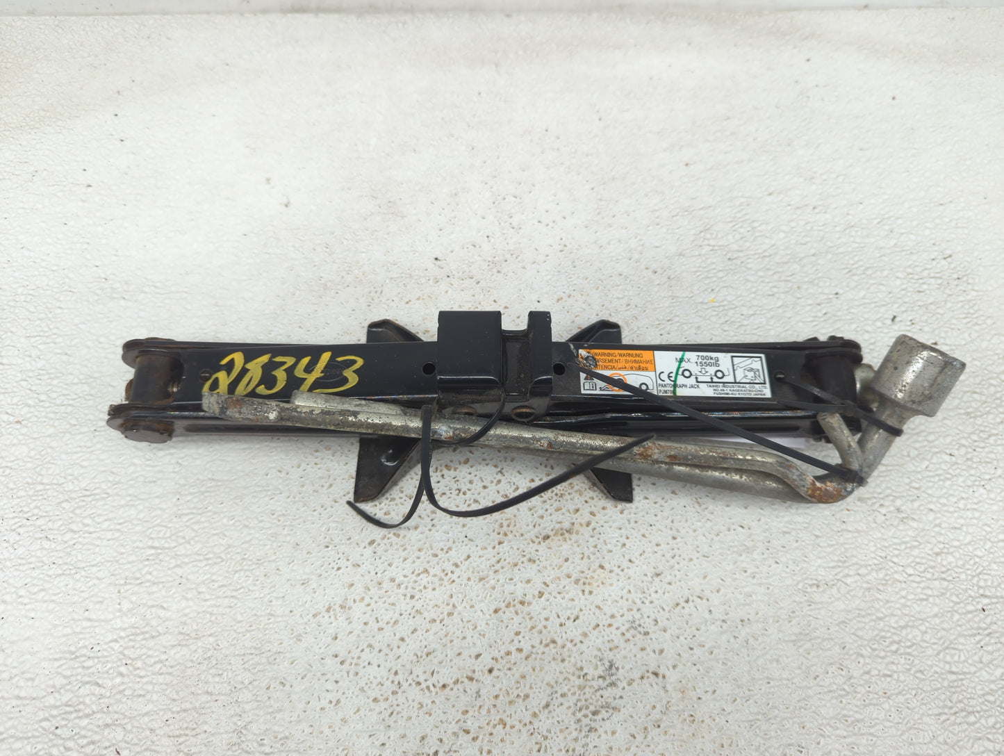 2015 Mitsubishi Mirage Mirage Spare Scissor Car Jack - Oemusedautoparts1.com