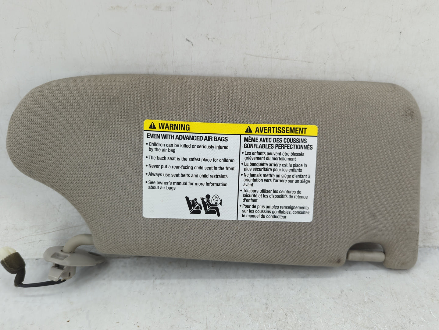 2013-2017 Nissan Altima Sun Visor Shade Replacement Driver Left Mirror Fits Fits 2013 2014 2015 2016 2017 OEM Used Auto Part