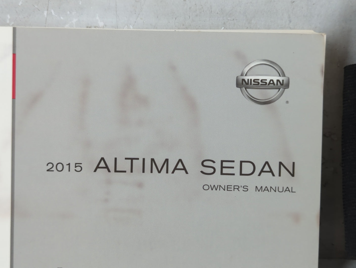 2015 Nissan Altima Owners Manual Book Guide P/N:OM15EA 0L33U3 OEM Used Auto Parts - Oemusedautoparts1.com
