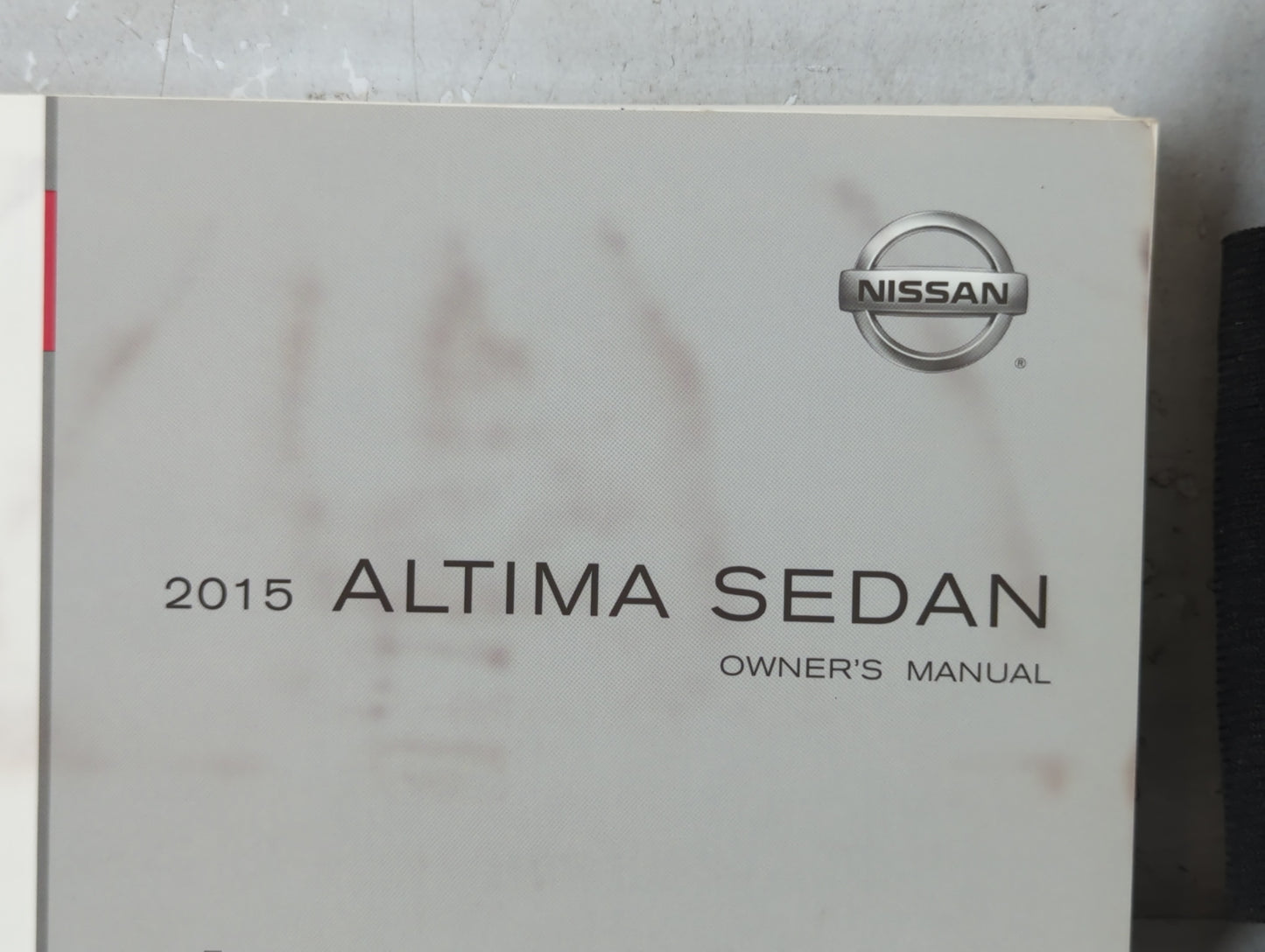 2015 Nissan Altima Owners Manual Book Guide P/N:OM15EA 0L33U3 OEM Used Auto Parts - Oemusedautoparts1.com