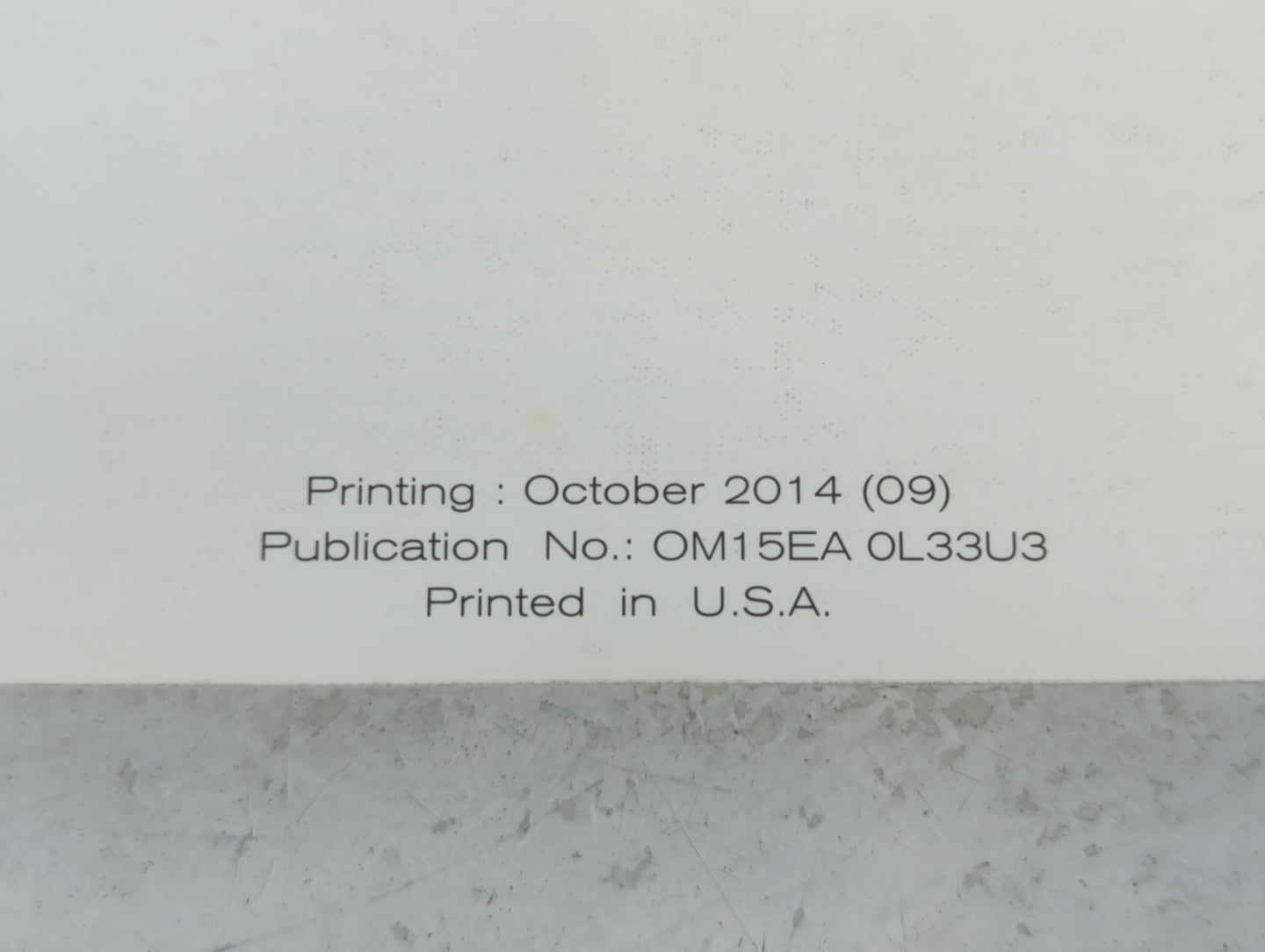 2015 Nissan Altima Owners Manual Book Guide P/N:OM15EA 0L33U3 OEM Used Auto Parts - Oemusedautoparts1.com