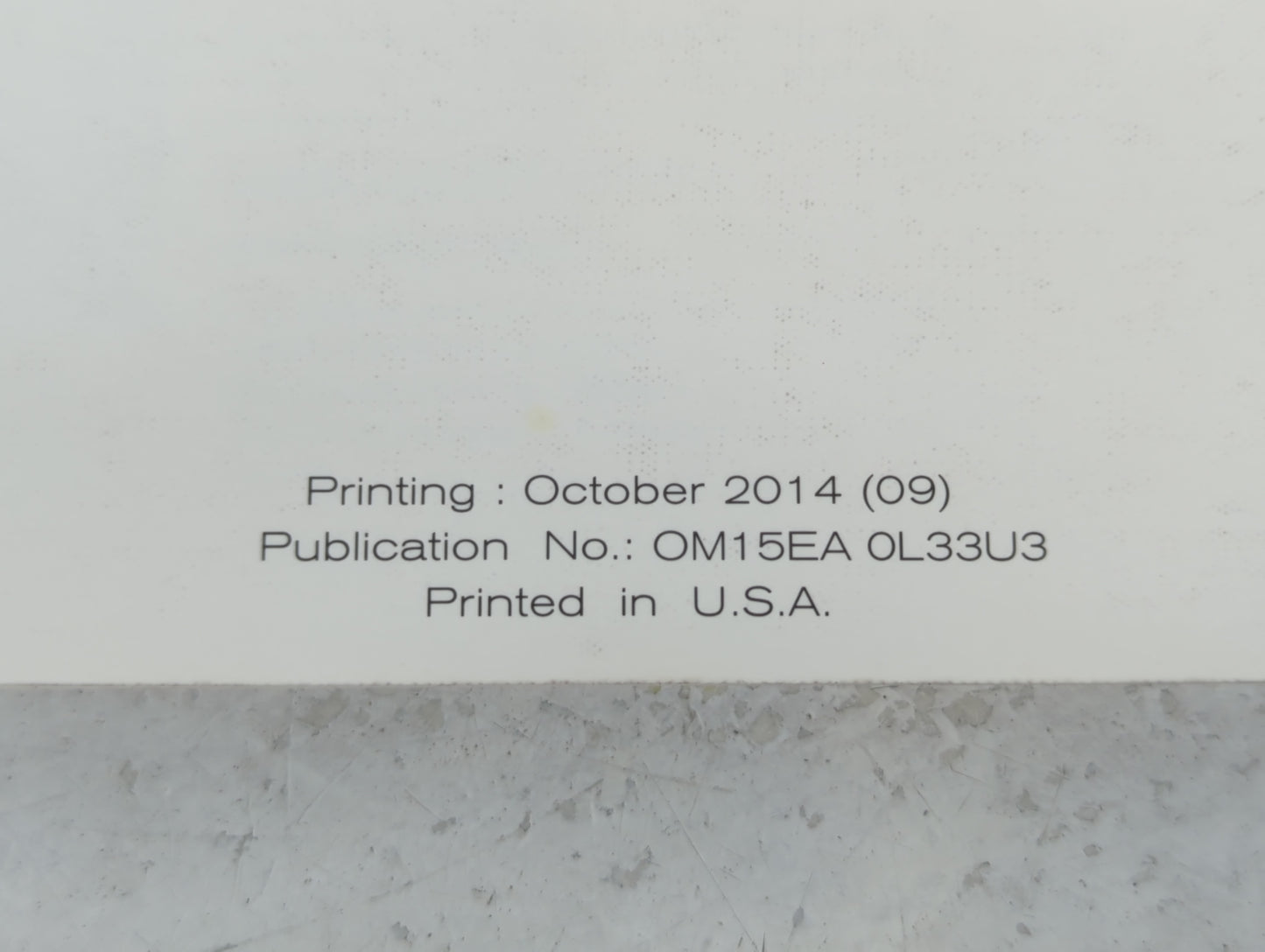 2015 Nissan Altima Owners Manual Book Guide P/N:OM15EA 0L33U3 OEM Used Auto Parts - Oemusedautoparts1.com