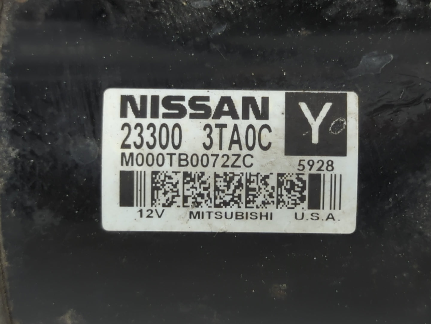 2013-2018 Nissan Altima Car Starter Motor Solenoid OEM P/N:M000TB0072ZC 23300 3TA0C Fits Fits 2013 2014 2015 2016 2017 2018 