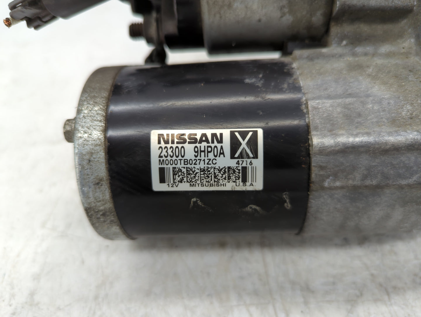 2015 Nissan Altima Car Starter Motor Solenoid OEM P/N:23300 9HP0A Fits OEM Used Auto Parts - Oemusedautoparts1.com