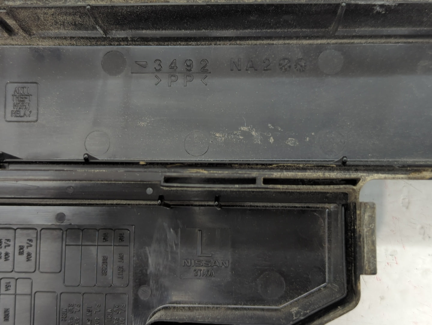 2015 Nissan Altima Fusebox Fuse Box Panel Relay Module P/N:3492 Fits OEM Used Auto Parts - Oemusedautoparts1.com