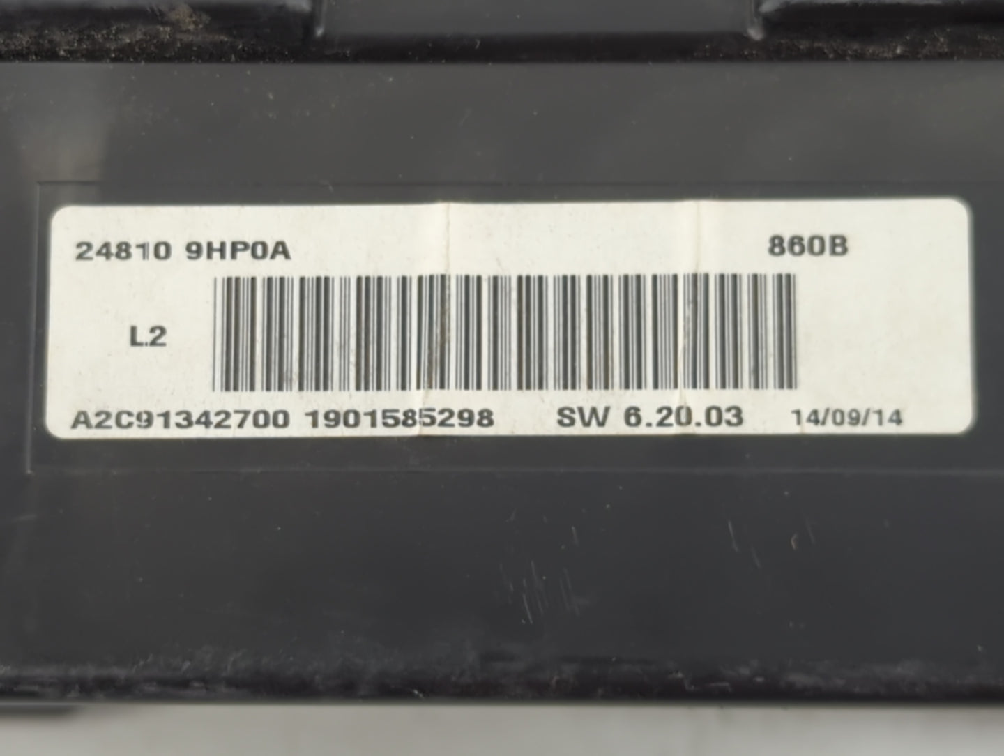 2015 Nissan Altima Instrument Cluster Speedometer Gauges P/N:24810 9HP0A Fits OEM Used Auto Parts - Oemusedautoparts1.com