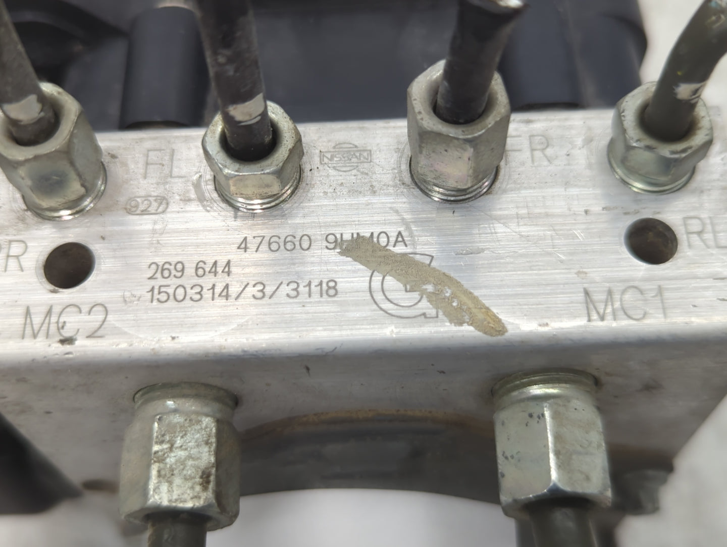 2015 Nissan Altima ABS Pump Control Module Replacement P/N:47660 9HM0A Fits OEM Used Auto Parts - Oemusedautoparts1.com