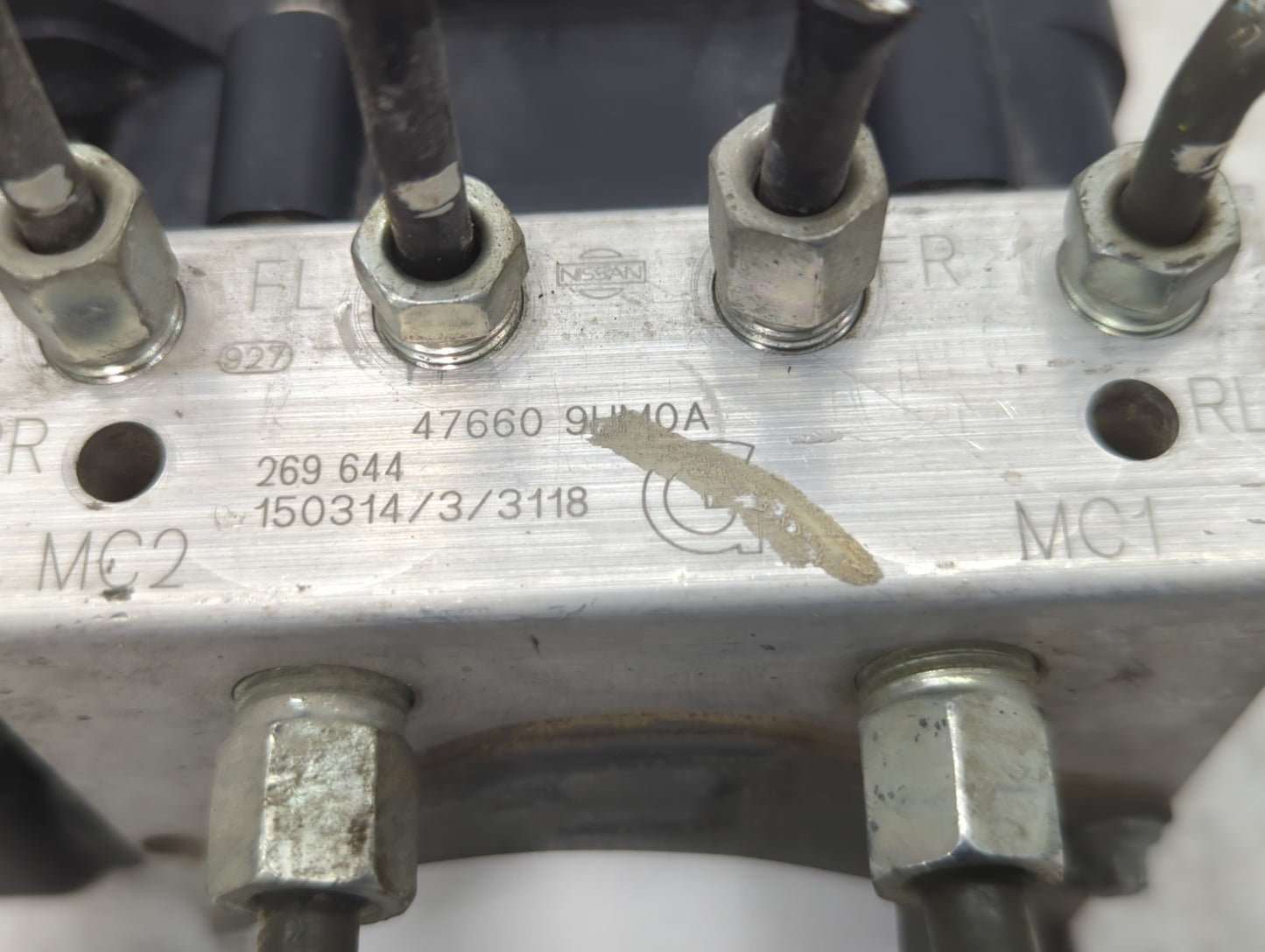 2015 Nissan Altima ABS Pump Control Module Replacement P/N:47660 9HM0A Fits OEM Used Auto Parts - Oemusedautoparts1.com